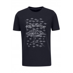 FYNCH-HATTON T-Shirt Print μπλε