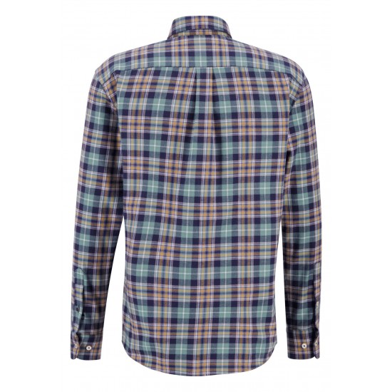 FYNCH-HATTON ΠΟΥΚΑΜΙΣΟ CASUAL FIT ΚΑΡΟ ΠΡΑΣΙΝΟ FYNCH-HATTON ΠΟΥΚΑΜΙΣΟ CASUAL FIT ΚΑΡΟ ΠΡΑΣΙΝΟ