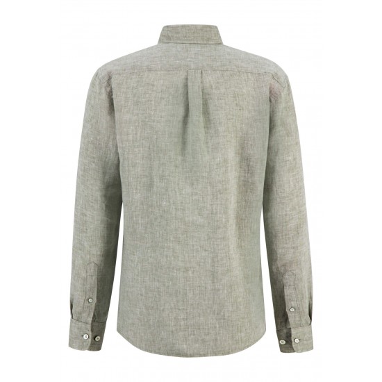 FYNCH HATTON ΠΟΥΚΑΜΙΣΟ BUTTON DOWN ΛΙΝΟ ΛΑΔΙ