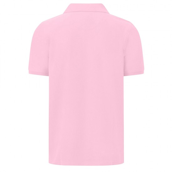 FYNCH HATTON POLO SUPIMA COTTON ΡΟΖ