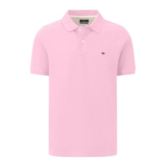 FYNCH HATTON POLO SUPIMA COTTON ΡΟΖ