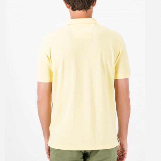 FYNCH HATTON POLO SUPIMA COTTON ΚΙΤΡΙΝΟ
