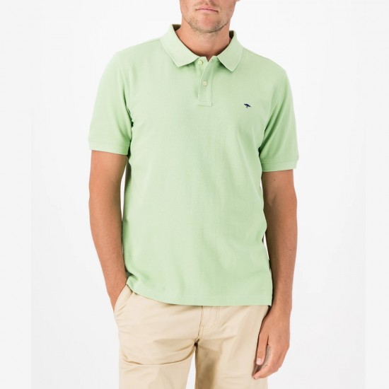 FYNCH HATTON POLO SUPIMA COTTON ΠΡΑΣΙΝΟ ΜΕΝΤΑΣ