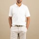 FYNCH HATTON POLO LOOSE CASUAL FIT ΛΕΥΚΟ