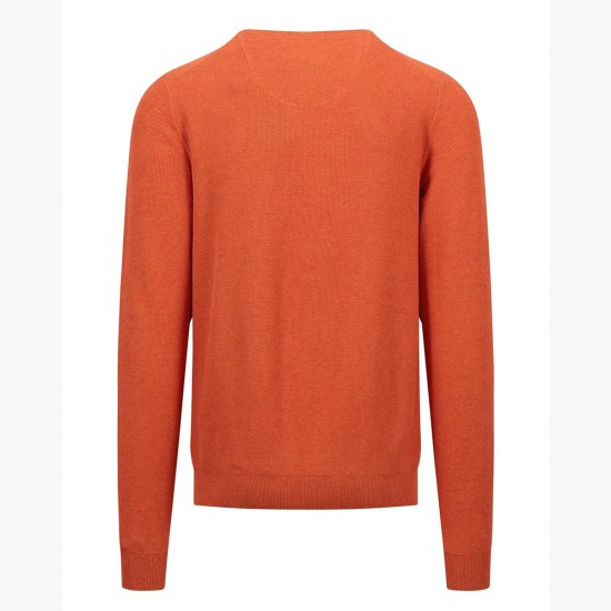 FYNCH HATTON ΠΛΕΚΤΟ C-NECK ΚΕΡΑΜΙΔΙ