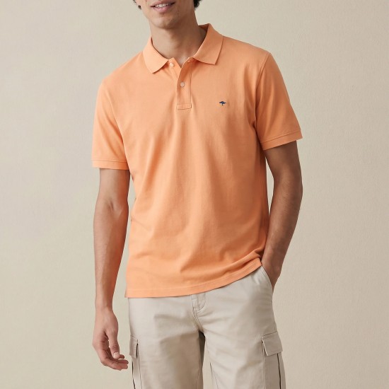 FYNCH-HATTON POLO CASUAL FIT PREMIUM COTTON ΠΟΡΤΟΚΑΛΙ