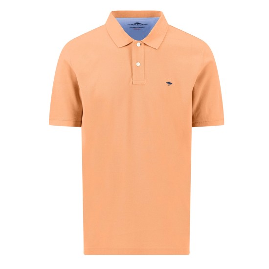 FYNCH-HATTON POLO CASUAL FIT PREMIUM COTTON ΠΟΡΤΟΚΑΛΙ