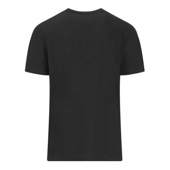 FYNCH HATTON T-SHIRT CASUAL FIT ΜΑΥΡΟ FYNCH HATTON T-SHIRT CASUAL FIT ΜΑΥΡΟ