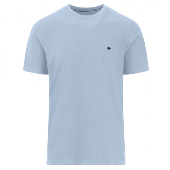 FYNCH HATTON T-SHIRT CASUAL FIT ΣΙΕΛ FYNCH HATTON T-SHIRT CASUAL FIT ΣΙΕΛ