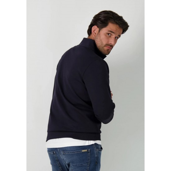 FYNCH-HATTON Φούτερ Troyer-zip μπλε