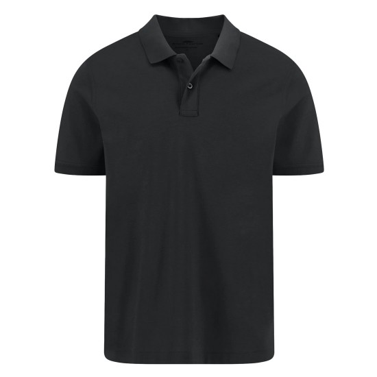 FYNCH-HATTON POLO CASUAL FIT ΜΑΥΡΟ