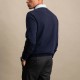 FYNCH-HATTON ΠΛΕΚΤΟ C-NECK CASUAL FIT ΜΠΛΕ FYNCH-HATTON ΠΛΕΚΤΟ C-NECK CASUAL FIT ΜΠΛΕ