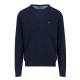 FYNCH-HATTON ΠΛΕΚΤΟ C-NECK CASUAL FIT ΜΠΛΕ FYNCH-HATTON ΠΛΕΚΤΟ C-NECK CASUAL FIT ΜΠΛΕ