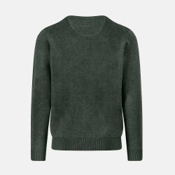 FYNCH-HATTON ΠΛΕΚΤΟ C-NECK CASUAL FIT ΠΡΑΣΙΝΟ