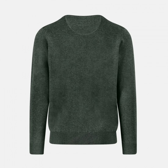 FYNCH-HATTON ΠΛΕΚΤΟ C-NECK CASUAL FIT ΠΡΑΣΙΝΟ FYNCH-HATTON ΠΛΕΚΤΟ C-NECK CASUAL FIT ΠΡΑΣΙΝΟ