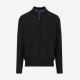 FYNCH-HATTON ΖΑΚΕΤΑ ΠΛΕΚΤΗ CASUAL FIT SUPERFINE ΜΑΥΡΟ