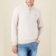 FYNCH HATTON ΠΛΕΚΤΟ HALF ZIP ΓΚΡΙ