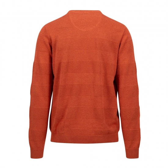 FYNCH HATTON ΠΛΕΚΤΟ C-NECK ΚΕΡΑΜΙΔΙ