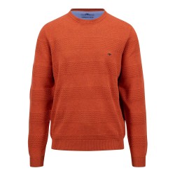 FYNCH HATTON ΠΛΕΚΤΟ C-NECK ΚΕΡΑΜΙΔΙ