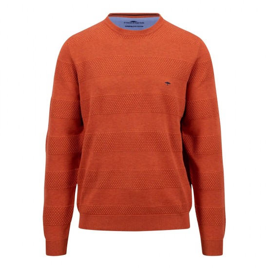 FYNCH HATTON ΠΛΕΚΤΟ C-NECK ΚΕΡΑΜΙΔΙ