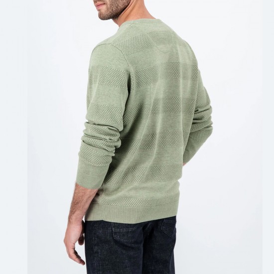 FYNCH HATTON ΠΛΕΚΤΟ C-NECK ΦΥΣΤΙΚΙ