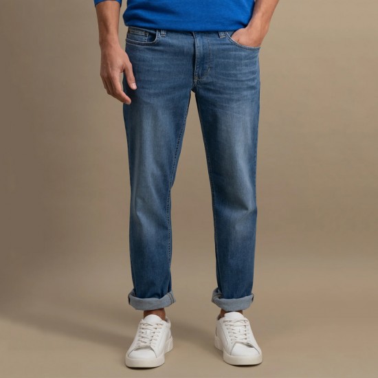 FYNCH HATTON ΠΑΝΤΕΛΟΝΙ JEANS TAPERED FIT ΑΝΟΙΧΤΟ ΜΠΛΕ FYNCH HATTON ΠΑΝΤΕΛΟΝΙ JEANS TAPERED FIT ΑΝΟΙΧΤΟ ΜΠΛΕ