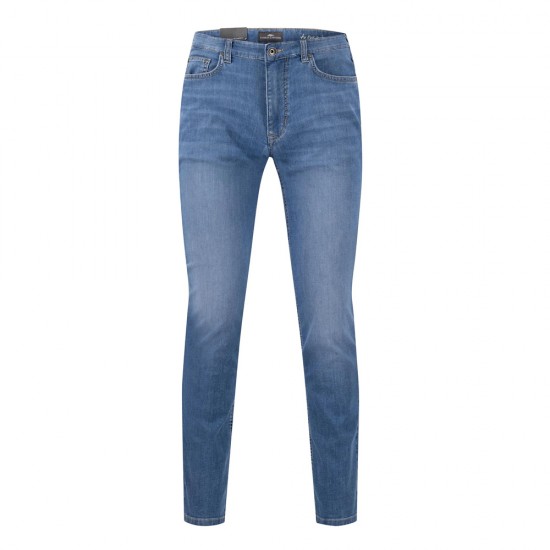 FYNCH HATTON ΠΑΝΤΕΛΟΝΙ JEANS TAPERED FIT ΑΝΟΙΧΤΟ ΜΠΛΕ FYNCH HATTON ΠΑΝΤΕΛΟΝΙ JEANS TAPERED FIT ΑΝΟΙΧΤΟ ΜΠΛΕ