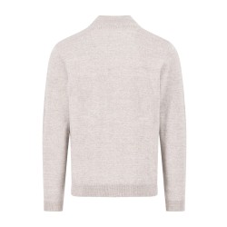 FYNCH-HATTON ΖΑΚΕΤΑ ΠΛΕΚΤΗ CASUAL FIT STAND-UP COLLAR ΓΚΡΙ