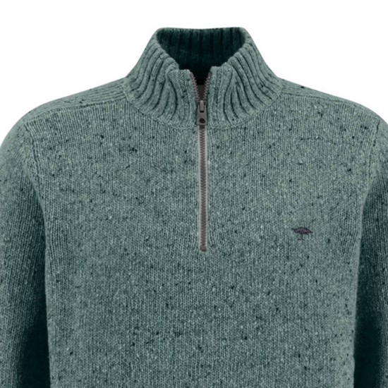 FYNCH HATTON ΠΛΕΚΤΟ HALF ZIP ΦΥΣΤΙΚΙ