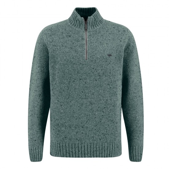 FYNCH HATTON ΠΛΕΚΤΟ HALF ZIP ΦΥΣΤΙΚΙ