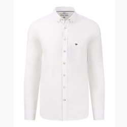 FYNCH HATTON ΠΟΥΚΑΜΙΣΟ BUTTON DOWN SUPERSOFT OXFORD ΛΕΥΚΟ
