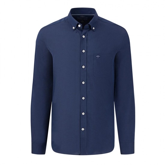 FYNCH HATTON ΠΟΥΚΑΜΙΣΟ BUTTON DOWN SUPERSOFT OXFORD ΜΠΛΕ