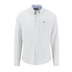 FYNCH-HATTON ΠΟΥΚΑΜΙΣΟ CASUAL FIT BUTTON DOWN ALLOVER PRINT ΛΑΧΑΝΙ