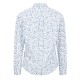FYNCH-HATTON ΠΟΥΚΑΜΙΣΟ CASUAL FIT BUTTON DOWN FLORAL ALLOVER ΜΠΛΕ