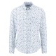 FYNCH-HATTON ΠΟΥΚΑΜΙΣΟ CASUAL FIT BUTTON DOWN FLORAL ALLOVER ΜΠΛΕ
