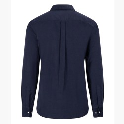 FYNCH HATTON ΠΟΥΚΑΜΙΣΟ ΚΟΤΛΕ SUPERSOFT COTTON ΜΠΛΕ