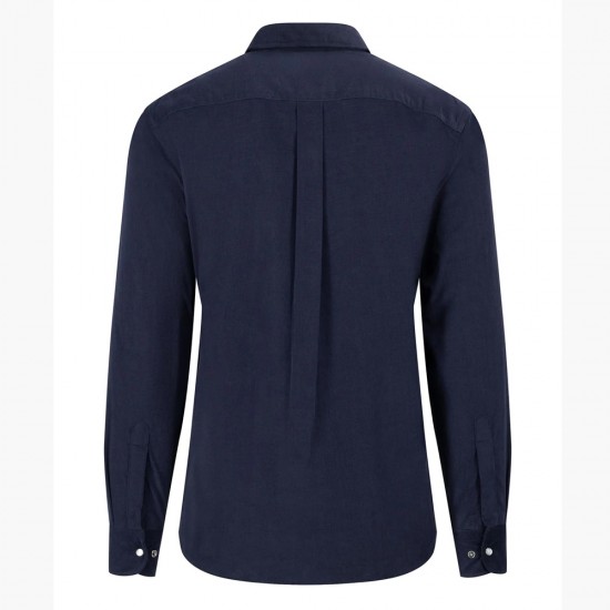 FYNCH HATTON ΠΟΥΚΑΜΙΣΟ ΚΟΤΛΕ SUPERSOFT COTTON ΜΠΛΕ