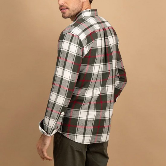 FYNCH-HATTON ΠΟΥΚΑΜΙΣΟ FLANNEL BUTTON DOWN CASUAL FIT ΚΑΡΩ ΛΕΥΚΟ-ΠΡΑΣΙΝΟ FYNCH-HATTON ΠΟΥΚΑΜΙΣΟ FLANNEL BUTTON DOWN CASUAL FIT ΚΑΡΩ ΛΕΥΚΟ-ΠΡΑΣΙΝΟ