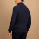 FYNCH-HATTON ΠΛΕΚΤΟ HALF ZIP CASUAL FIT ΜΠΛΕ FYNCH-HATTON ΠΛΕΚΤΟ HALF ZIP CASUAL FIT ΜΠΛΕ