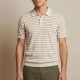 FYNCH-HATTON POLO ΠΛΕΚΤΟ CASUAL FIT ΡΙΓΕ ΜΠΕΖ