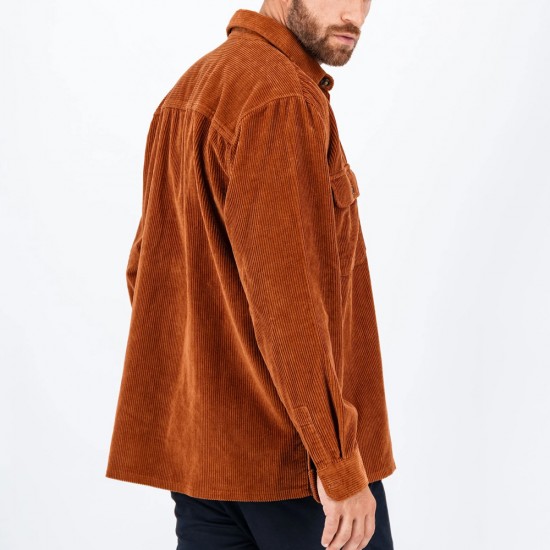 FYNCH HATTON ΖΑΚΕΤΑ ΚΟΤΛΕ CENT COLLAR ΚΑΦΕ