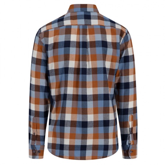 FYNCH HATTON ΠΟΥΚΑΜΙΣΟ BUTTON DOWN PATTERNED ΠΟΛΥΧΡΩΜΟ