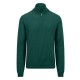 FYNCH HATTON ΠΛΕΚΤΟ HALF ZIP MERINO CASHMERE ΠΡΑΣΙΝΟ
