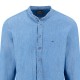 FYNCH-HATTON ΠΟΥΚΑΜΙΣΟ ΜΑΟ CASUAL FIT PREMIUM DENIM ΜΠΛΕ