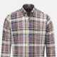 FYNCH-HATTON ΠΟΥΚΑΜΙΣΟ FLANNEL CASUAL FIT BUTTON DOWN ΚΑΡΩ ΠΟΛΥΧΡΩΜΟ