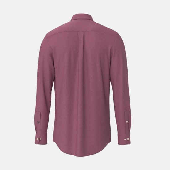 FYNCH-HATTON ΠΟΥΚΑΜΙΣΟ FLANNEL BUTTON DOWN CASUAL FIT ΜΠΟΡΝΤΟ FYNCH-HATTON ΠΟΥΚΑΜΙΣΟ FLANNEL BUTTON DOWN CASUAL FIT ΜΠΟΡΝΤΟ