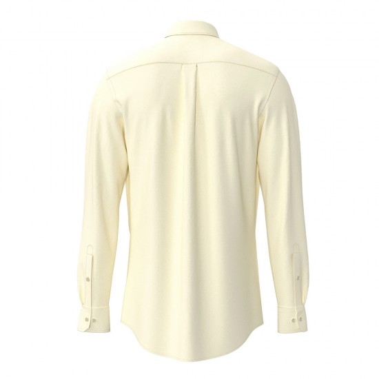 FYNCH HATTON ΠΟΥΚΑΜΙΣΟ CASUAL FIT BUTTON DOWN PREMIUM OXFORD ΚΙΤΡΙΝΟ