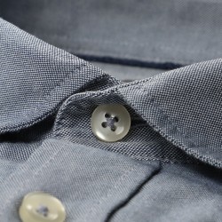 FYNCH-HATTON ΠΟΥΚΑΜΙΣΟ PREMIUM OXFORD CASUAL FIT ΜΠΛΕ-ΓΚΡΙ