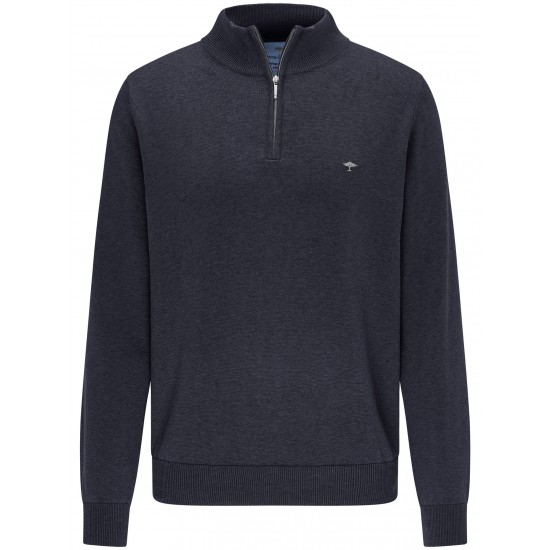 FYNCH-HATTON Πλεκτό Half-Zip μπλε