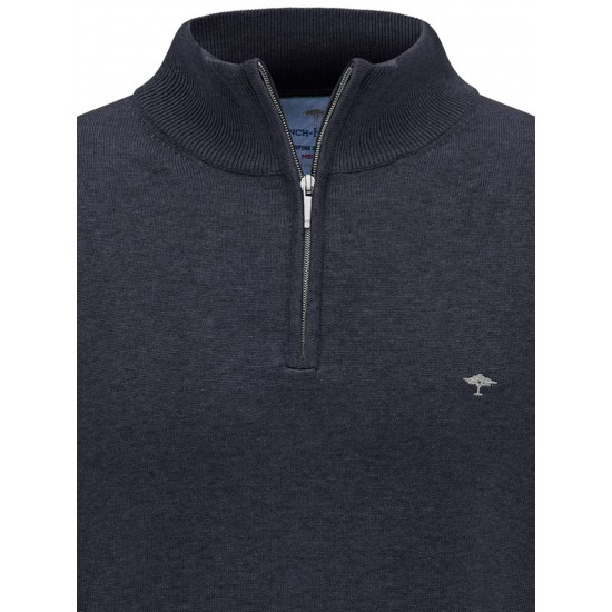 FYNCH-HATTON Πλεκτό Half-Zip μπλε